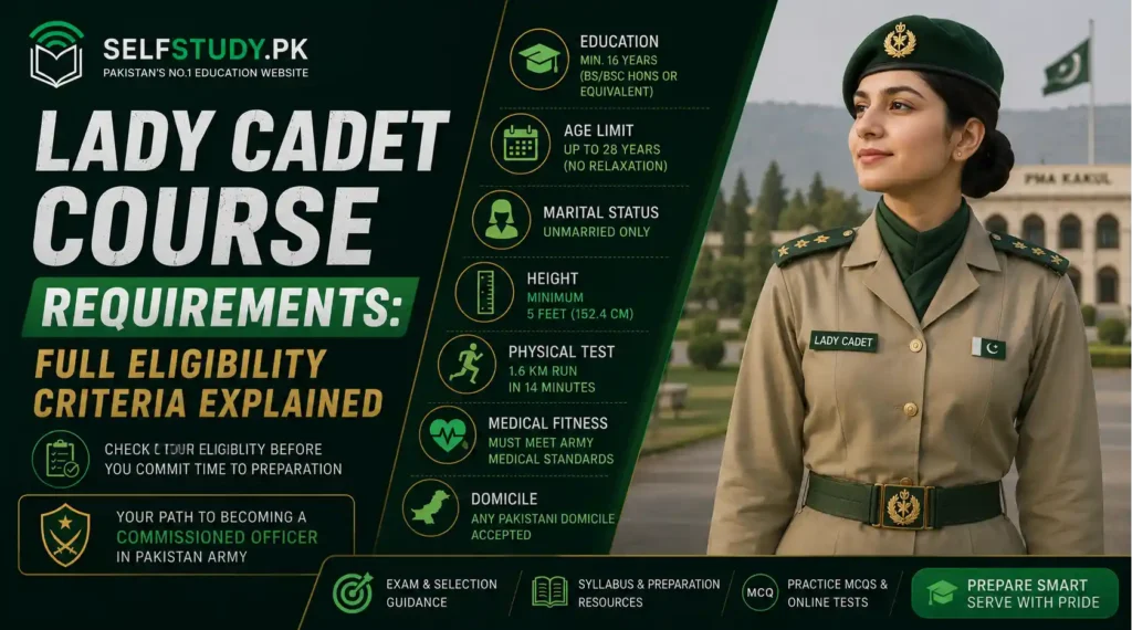 Lady Cadet Course Requirements